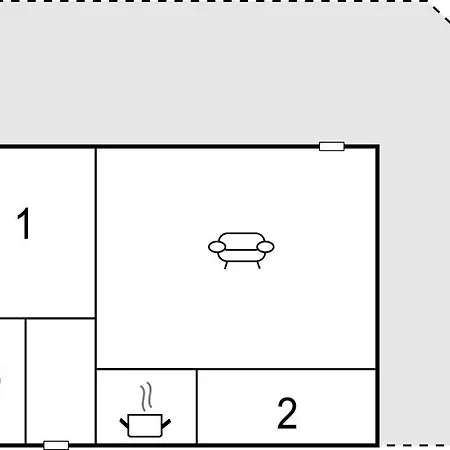 בית נופש Two-bedroom In *